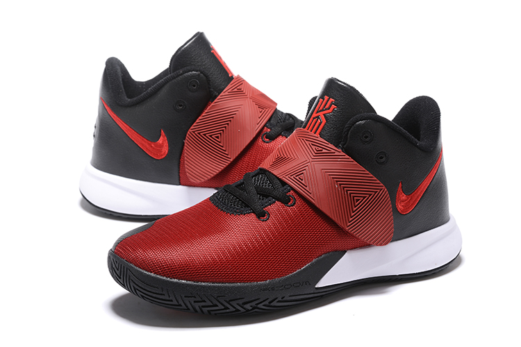 New Nike Kyrie Irving Flytrap 3 Dark Red Black White Shoes